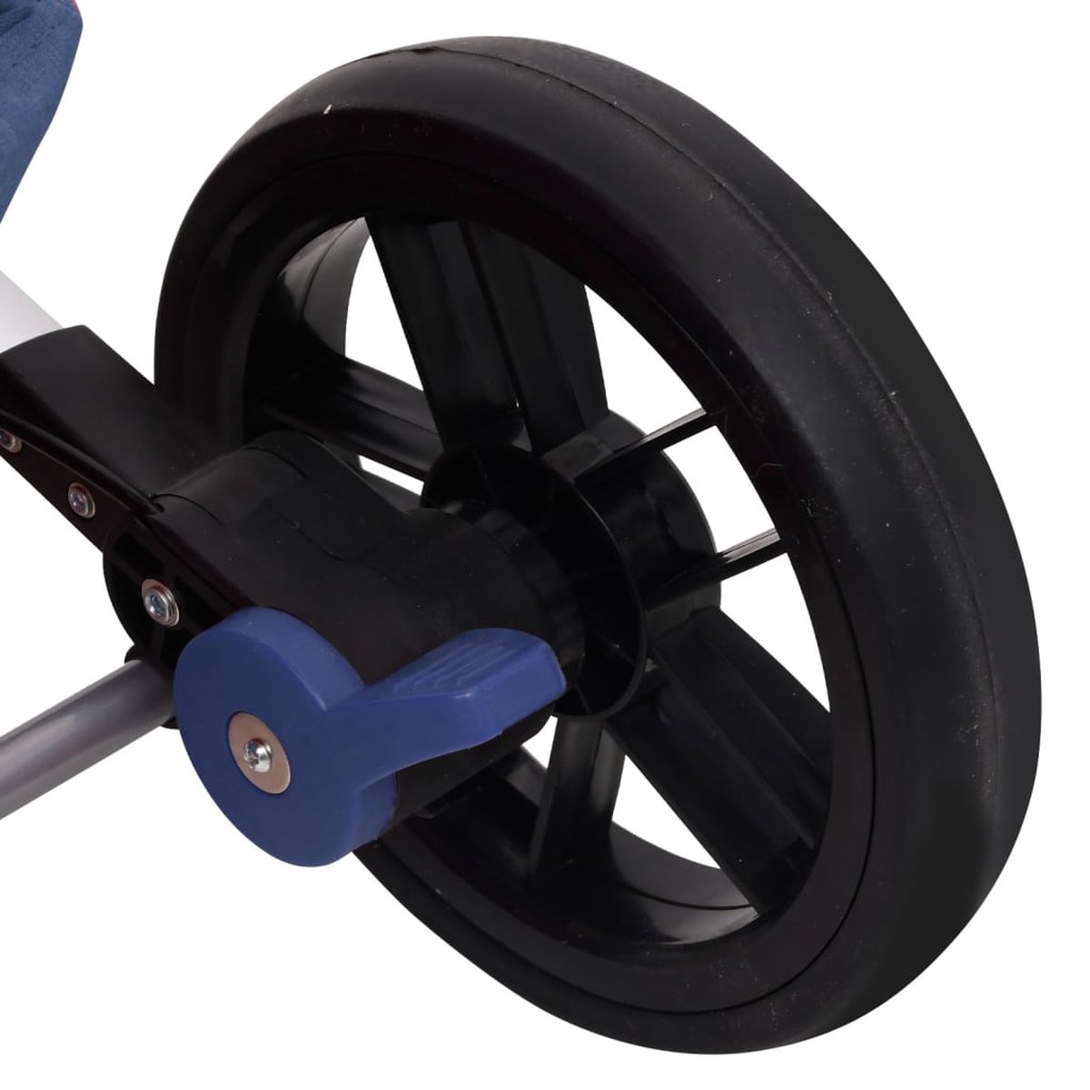 Vidaxl Kinderwagen 2-in-1 Aluminium Marine - Blauw