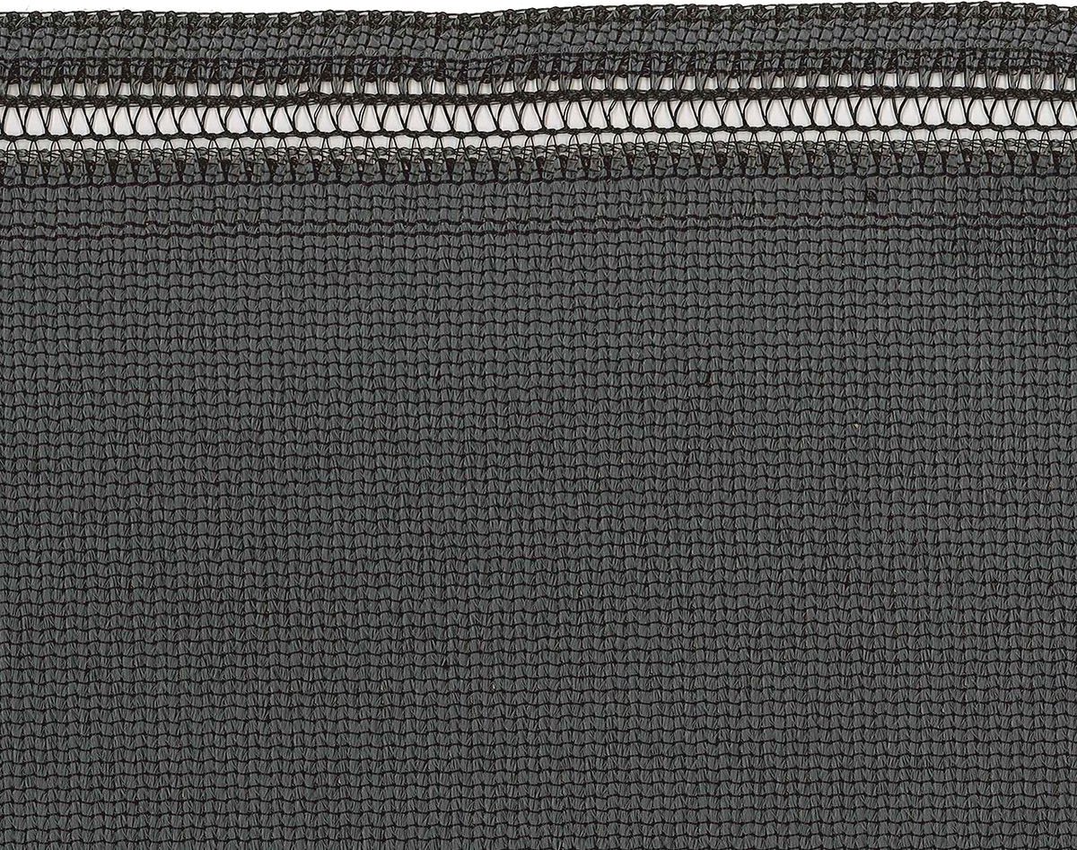 Shadow Comfort Compleet Pakket: Vierkant 6x6m Carbon Black Met Rvs Bevestigingsset En Buitendoekreiniger - Grijs