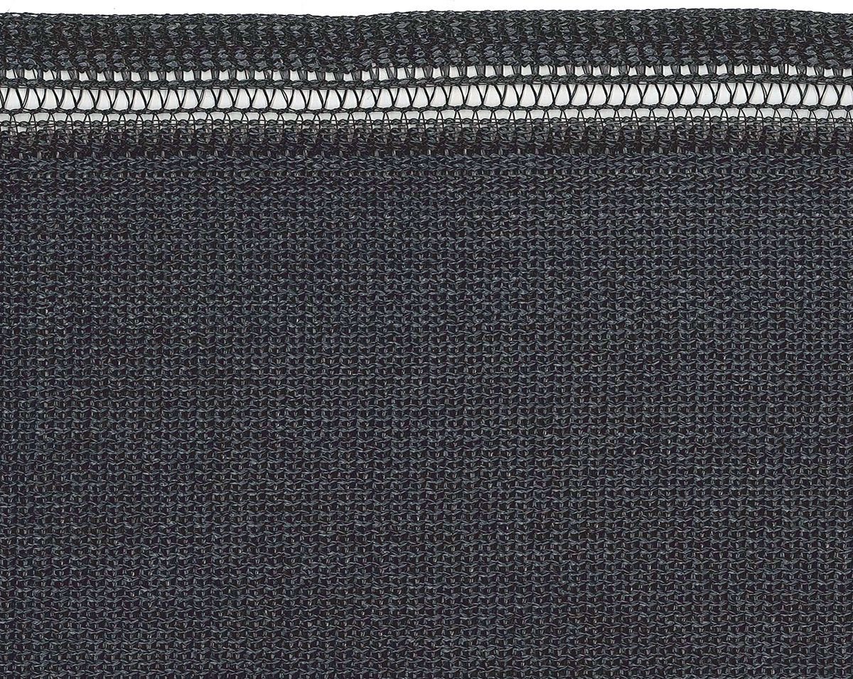 Shadow Comfort Compleet Pakket: Vierkant 6x6m Carbon Black Met Rvs Bevestigingsset En Buitendoekreiniger - Grijs