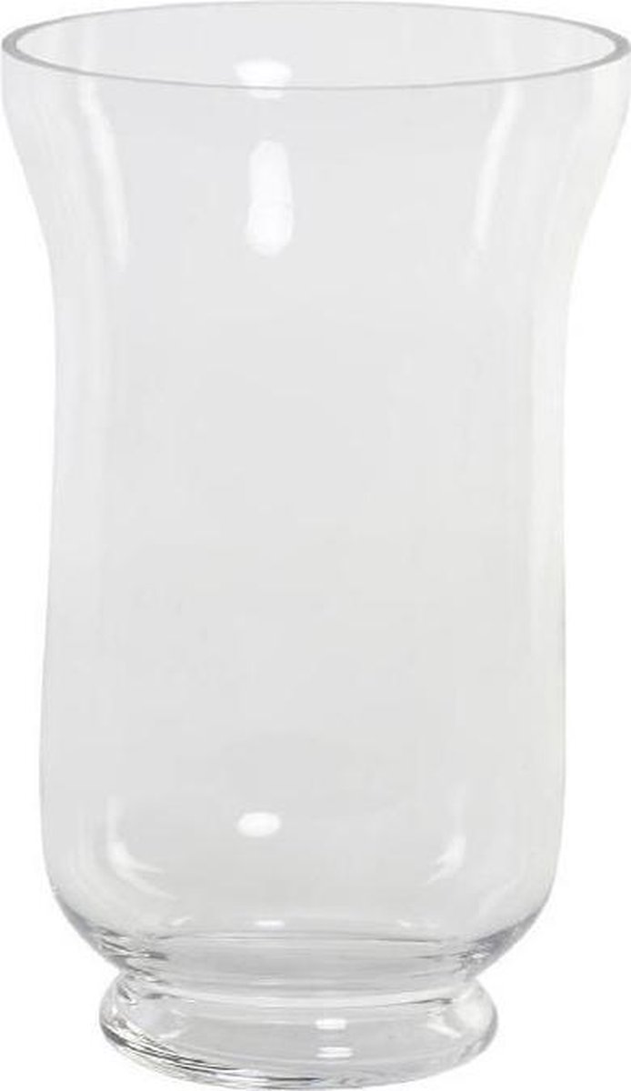 Trompet Vaas Glas Transparant 14,5 X 24 Cm - Vazen