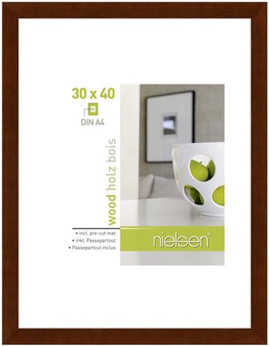 Nielsen Fotolijst Apollon Passe-partout 30 X 40 Cm Hout - Bruin