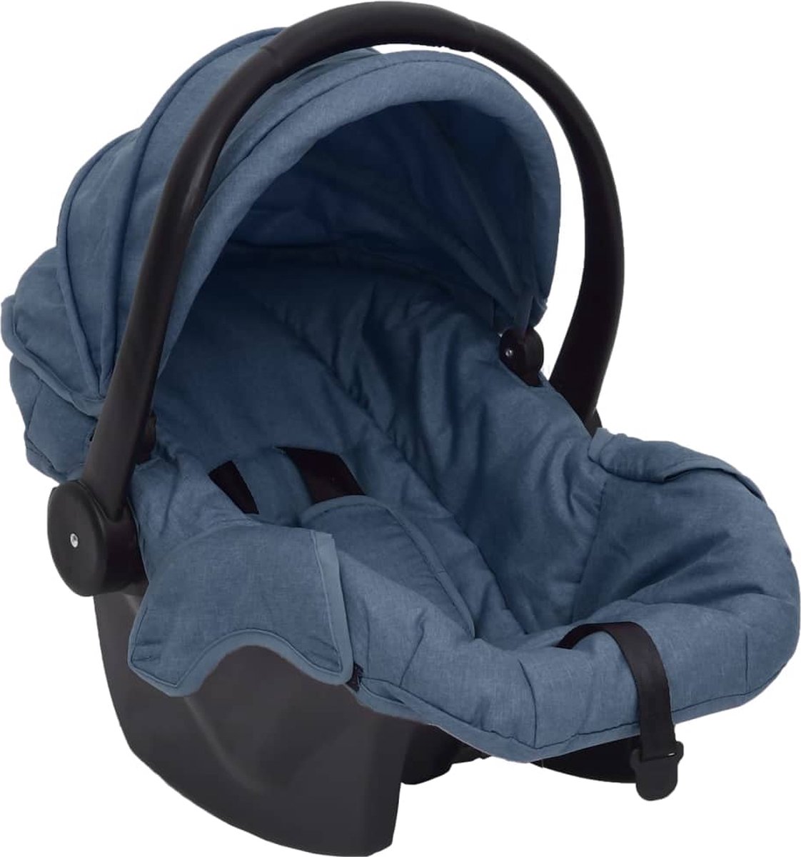 Vidaxl Kinderwagen 3-in-1 Staal Marine - Blauw