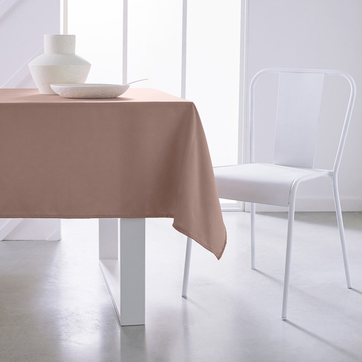 Today Tafelkleed - Tafellaken - 150 X 250 Cm- Polyester - Woestijnroos - - Roze