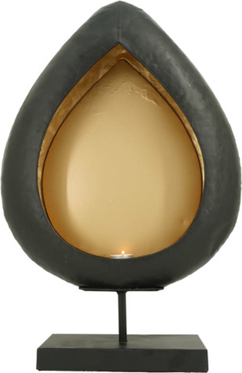 Lesli Living Kaarsenstandaard Druppelvormig Op Standaard 23x11x41 Cm