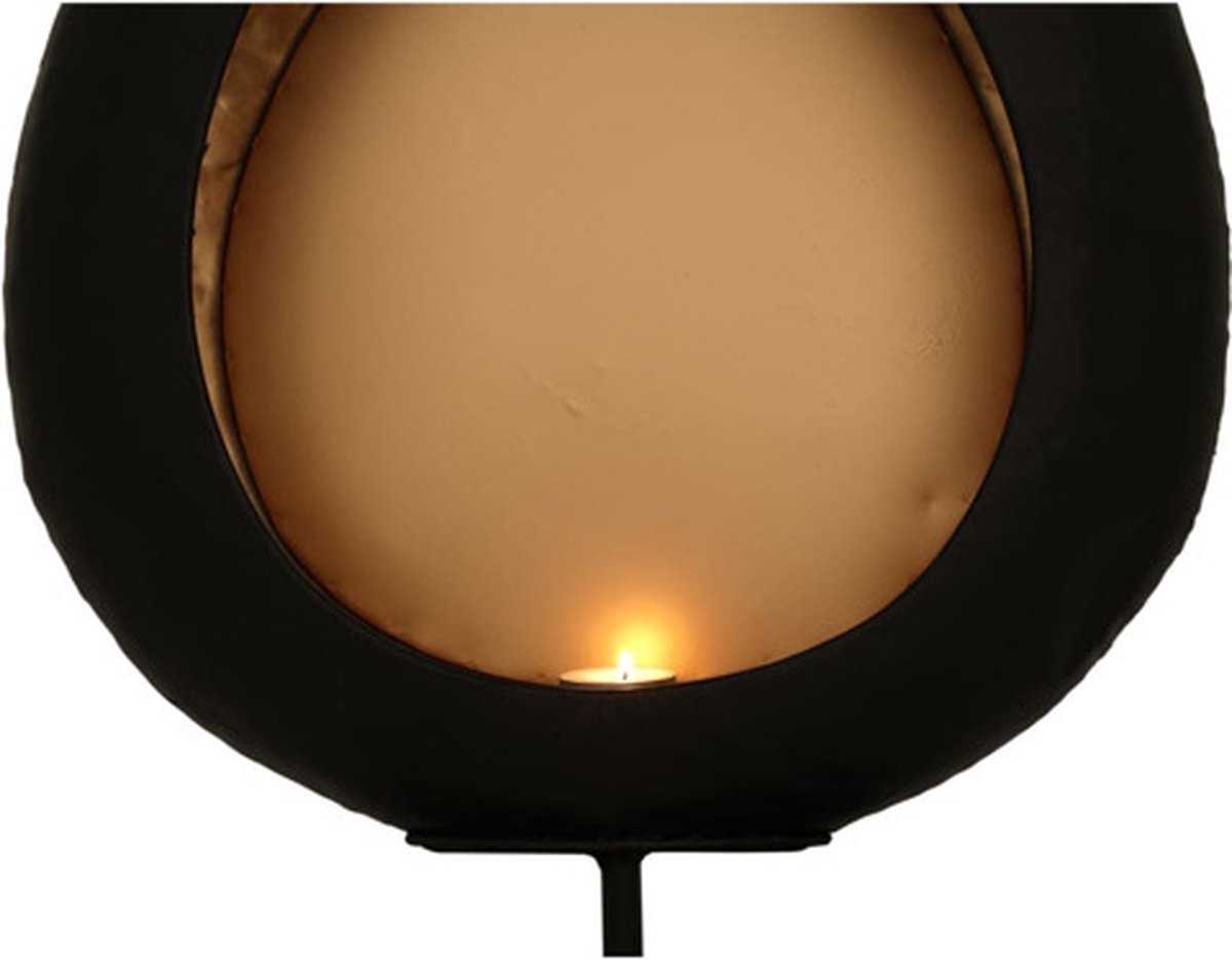 Lesli Living Kaarsenstandaard Druppelvormig Op Standaard 23x11x41 Cm