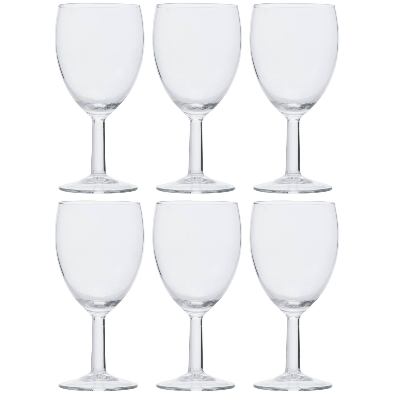 Arcoroc 12x Stuks Wijnglazen Voorte Wijn 350 Ml - Savoie - Bar/cafe Benodigdheden - Wijn Glazen - Wit