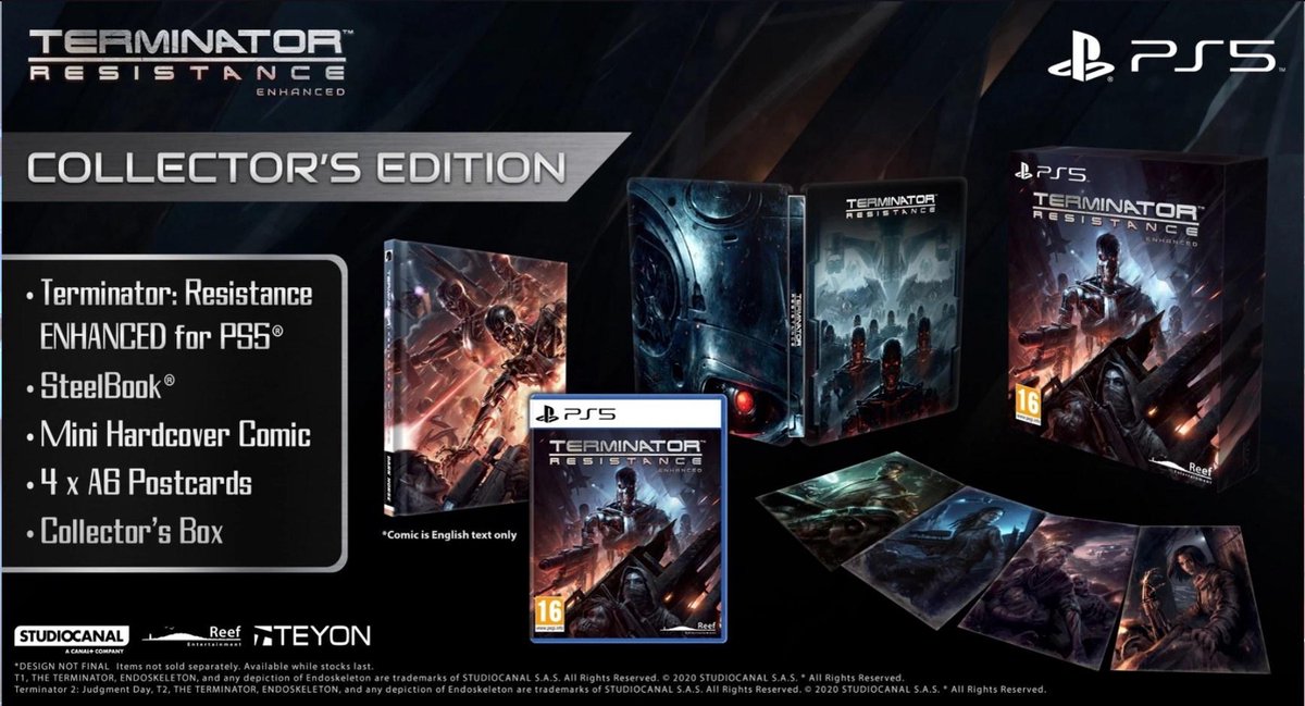 Reef Entertainment Terminator Resistance Enhanced Collector's Edition