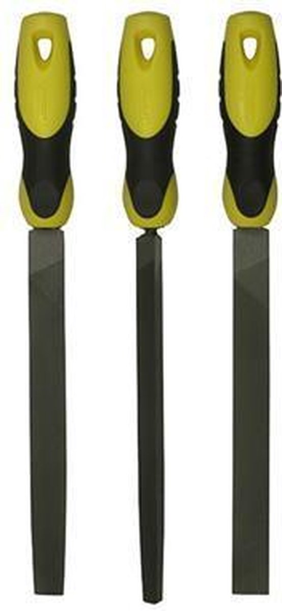 Stanley 3delige Set Vijlen Halfzoet 200mm