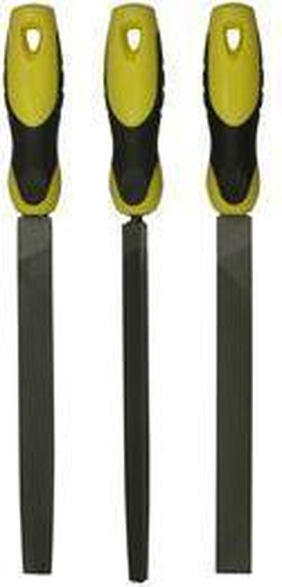 Stanley 3delige Set Vijlen Halfzoet 200mm