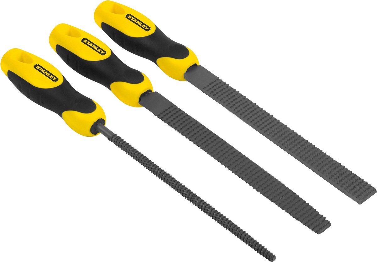 Stanley 3delige Set Rasp Bastaard 200mm