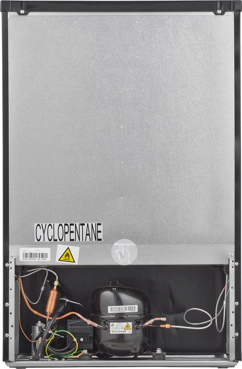 Inventum vrieskast VR550B - Zwart