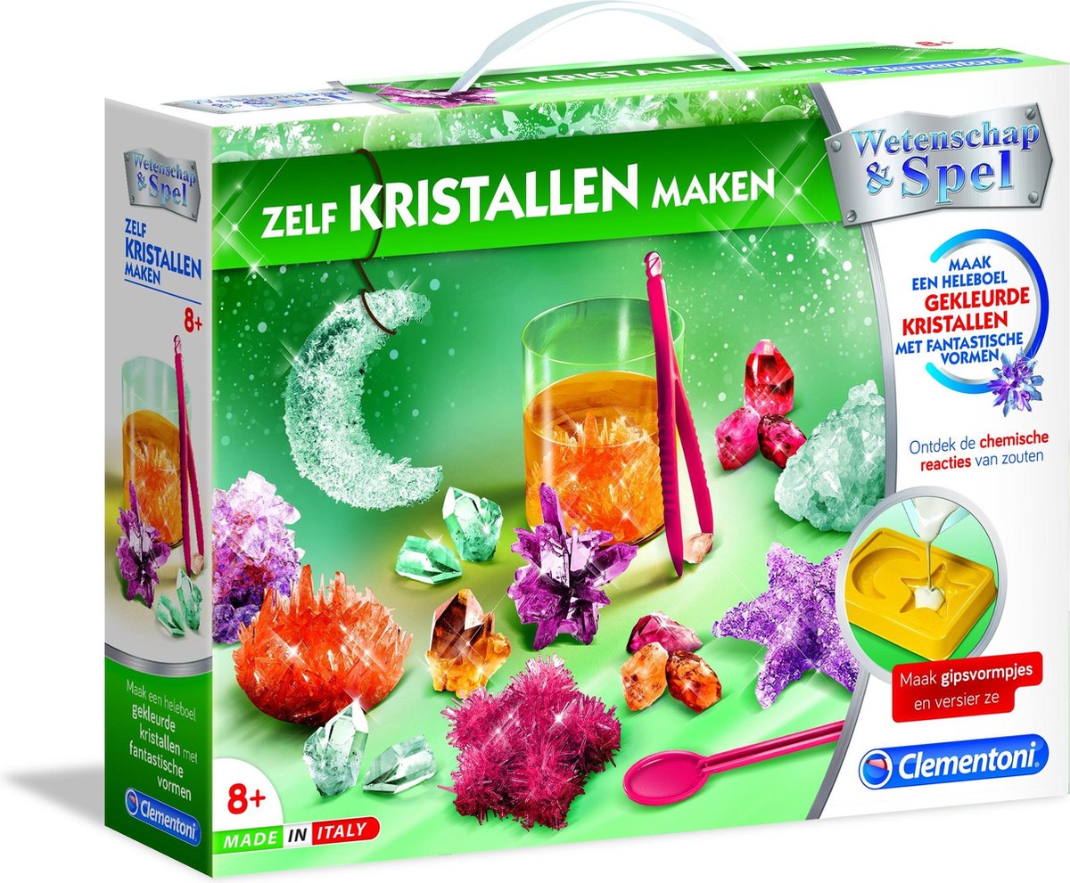 Clementoni Wetenschap En Spel - Kristallen Junior 12-delig