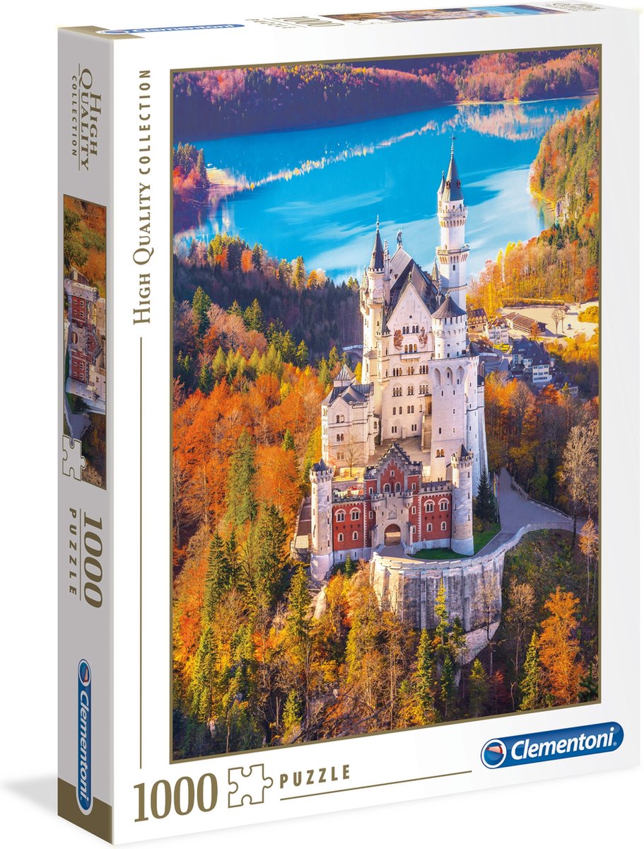 Clementoni Puzzel Kasteel Neuschwanstein 1000 Stukjes