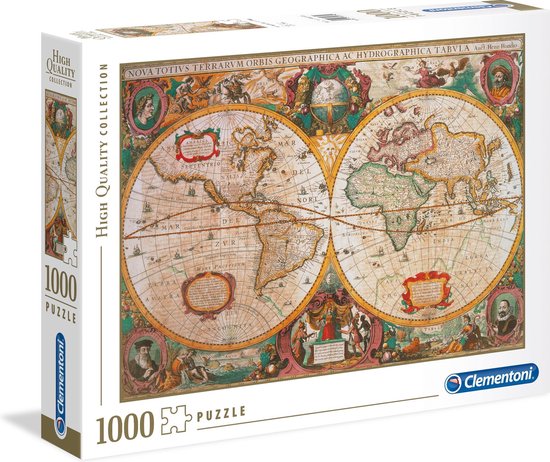 Clementoni Puzzel Old Map 1000 Stukjes