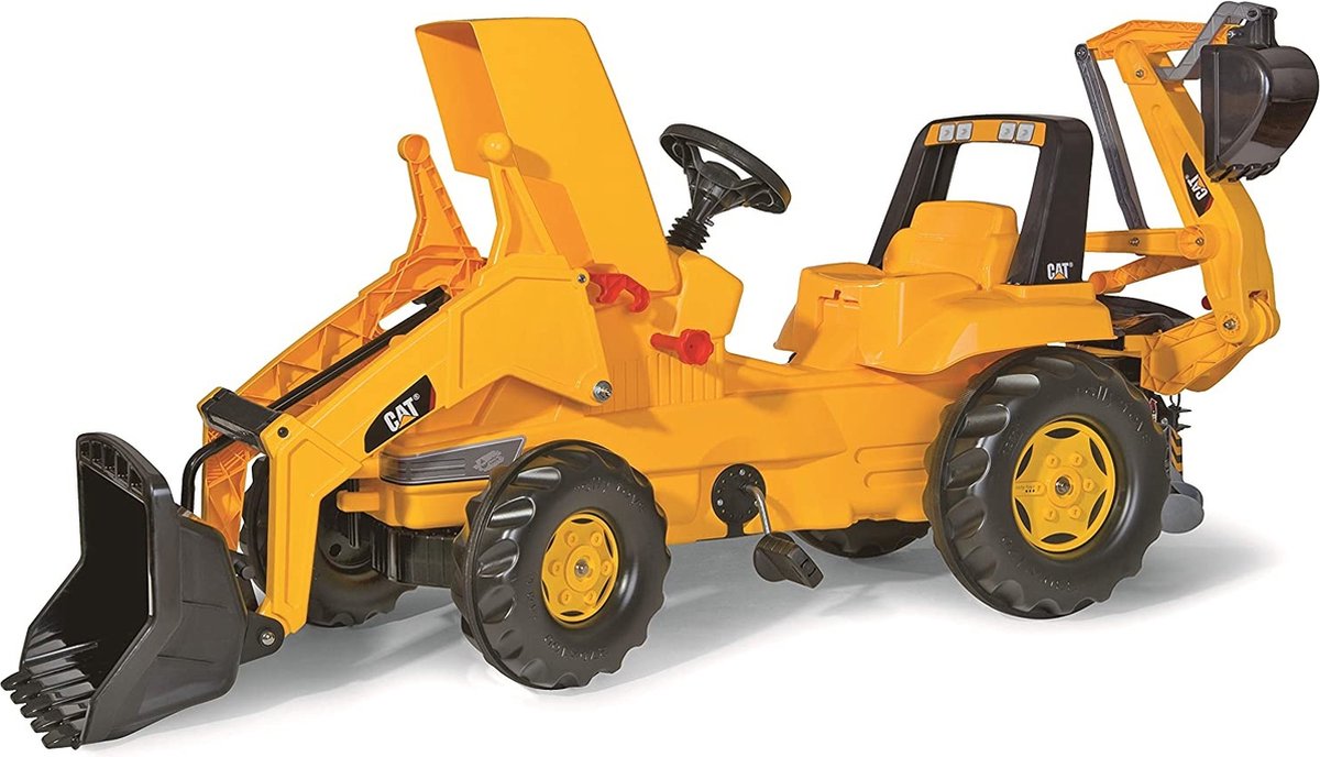 Rolly Toys Traptractor Rollyjunior Cat - Geel