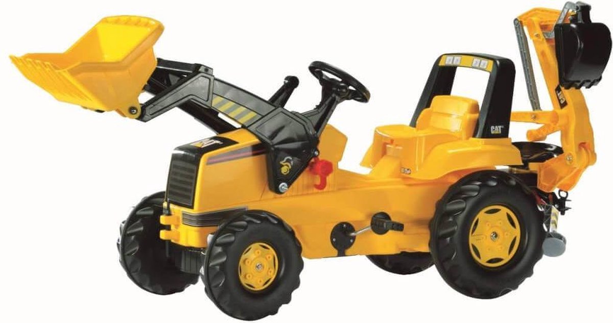 Rolly Toys Traptractor Rollyjunior Cat - Geel