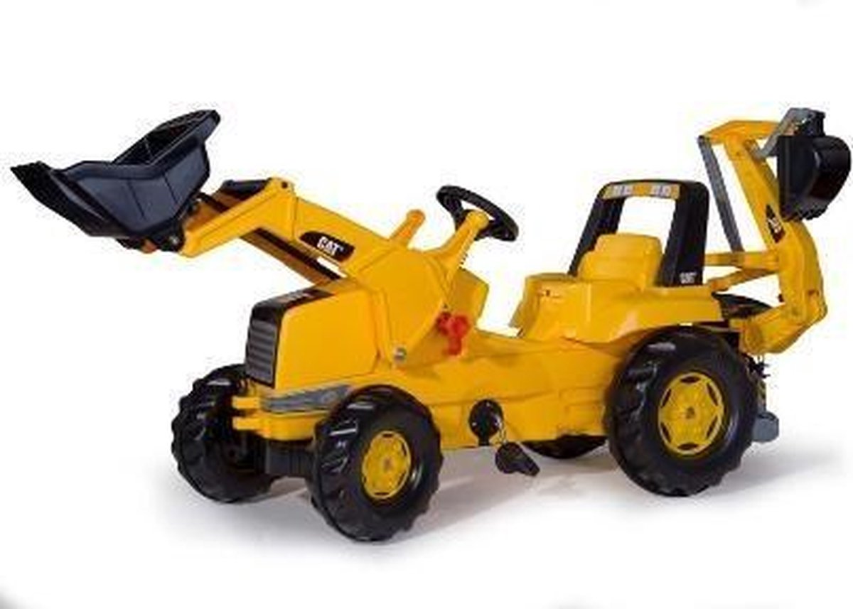 Rolly Toys Traptractor Rollyjunior Cat - Geel