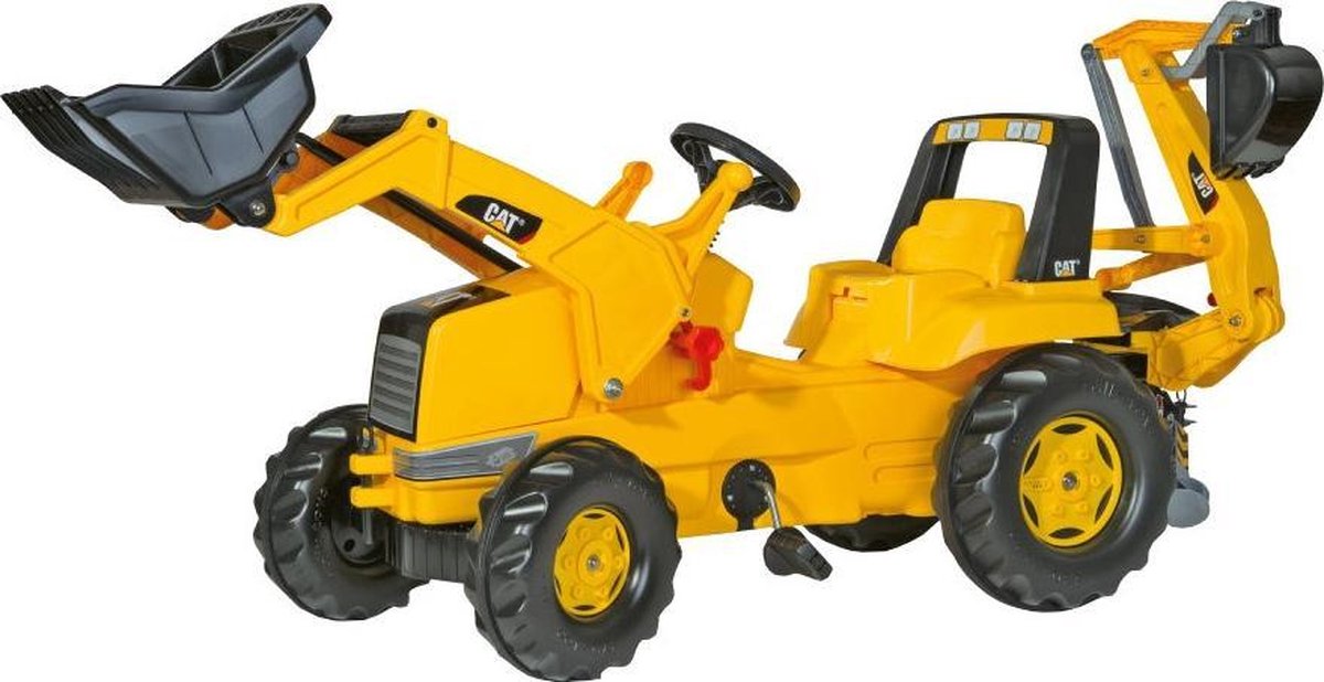 Rolly Toys Traptractor Rollyjunior Cat - Geel