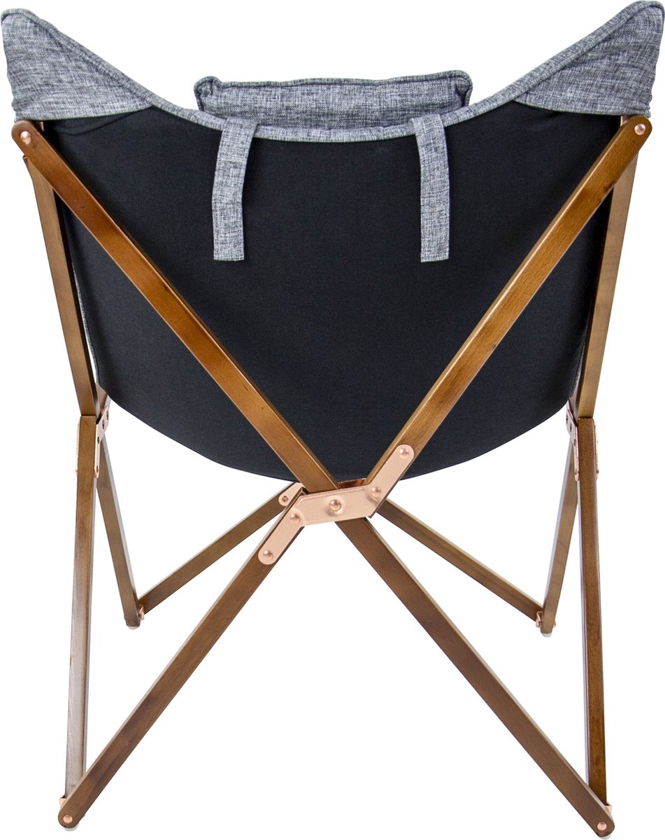 Bo-Camp Relaxstoel bloomsbury - Grijs