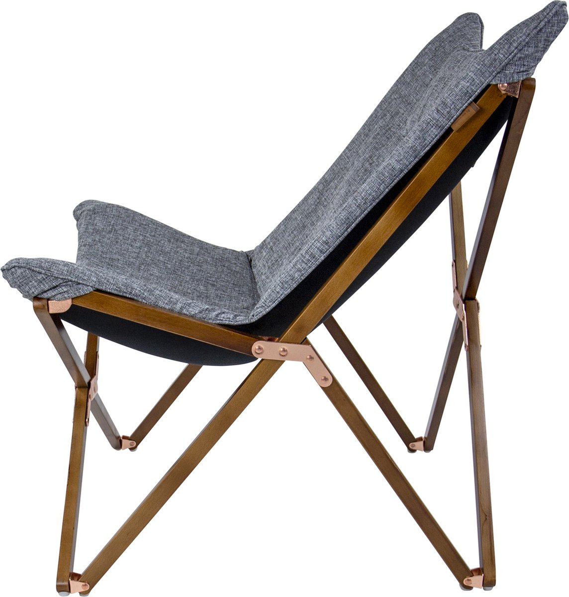 Bo-Camp Relaxstoel bloomsbury - Grijs