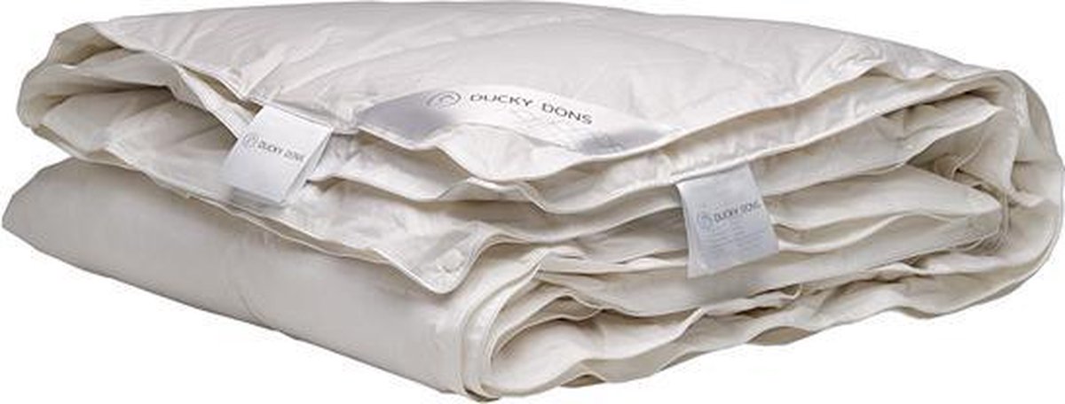 D'Orveige Donzen 4-seizoenen Dekbed - 1-persoons (140x220 Cm) - Volwassen - Wit