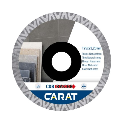 Carat Diamantzaag | Tegels / Natuursteen Brilliant | Ø115X22.23Mm | CDB RACER / CDBM RACER