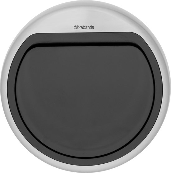 Brabantia Touch Bin Afvalemmer 2 X 20 Liter Met 2 Kunststof Binnenemmers - Matt Steel Fingerprint Proof - Silver