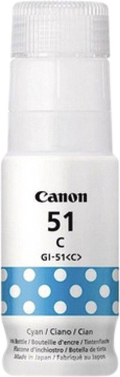 Canon GI-51 Inktflesje Cyaan - Blauw