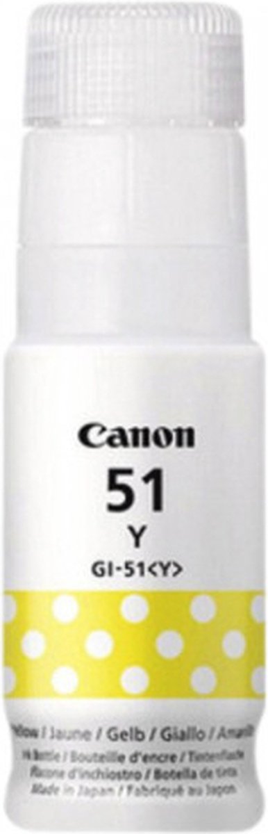 Canon GI-51 Inktflesje - Geel