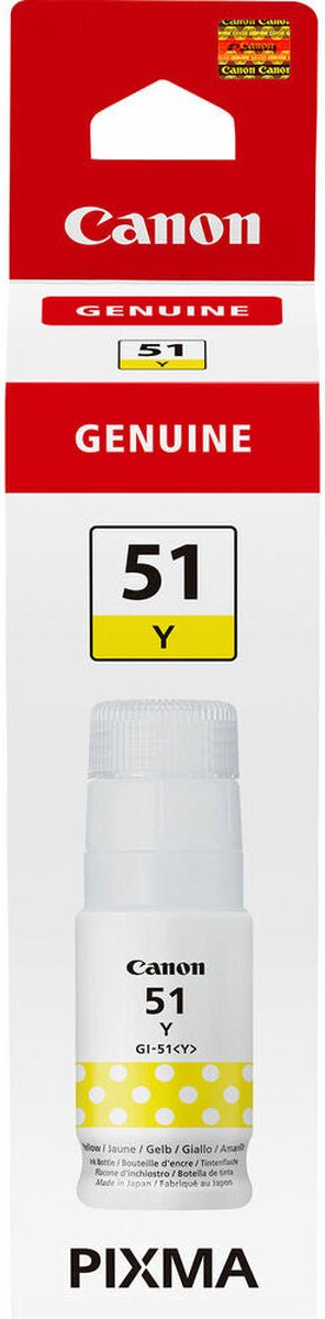 Canon GI-51 Inktflesje - Geel