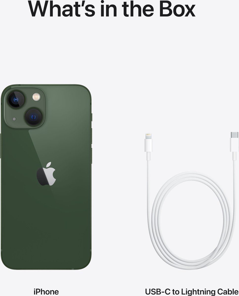 Apple iPhone 13 mini - 256 GB 5G - Groen