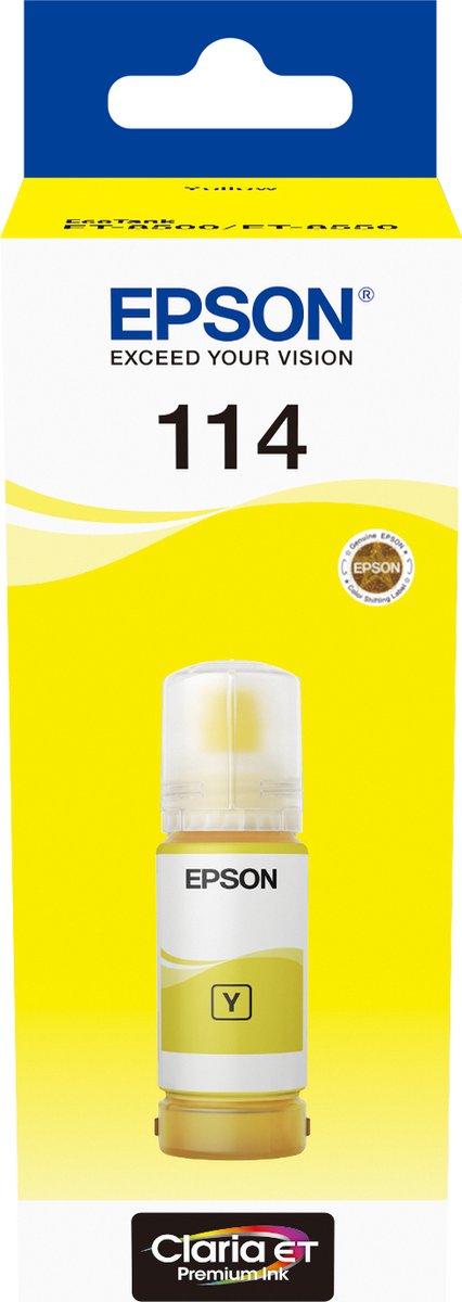 Epson 114 Inktflesje - Geel