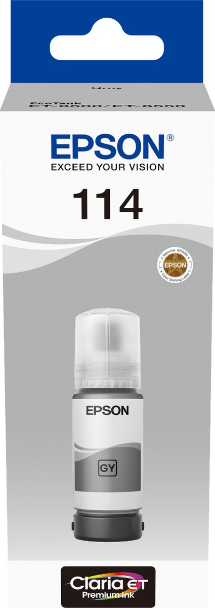 Epson 114 Inktflesje - Grijs