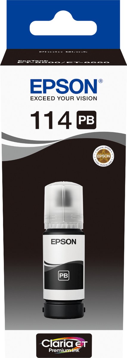 Epson 114 Inktflesje - Zwart