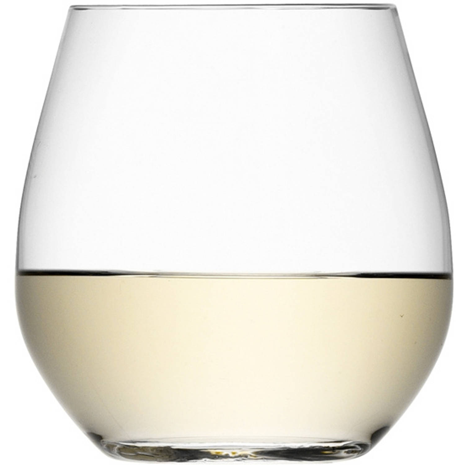 L.s.a. Wijnglazen Wine 370 Ml Glas Transparant 4 Stuks