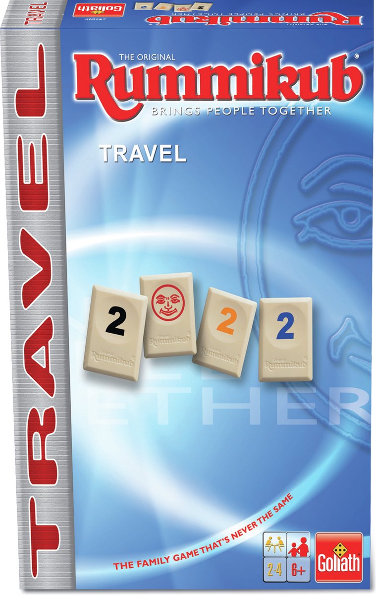 Goliath Rummikub Voyager Reisspel - Blauw