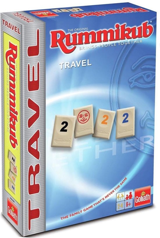 Goliath Rummikub Voyager Reisspel - Blauw
