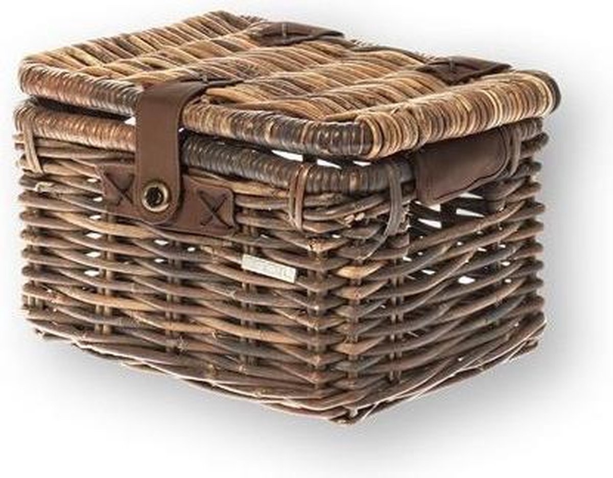 Basil Fietsmand Denton Small Rotan 22 Liter - Bruin
