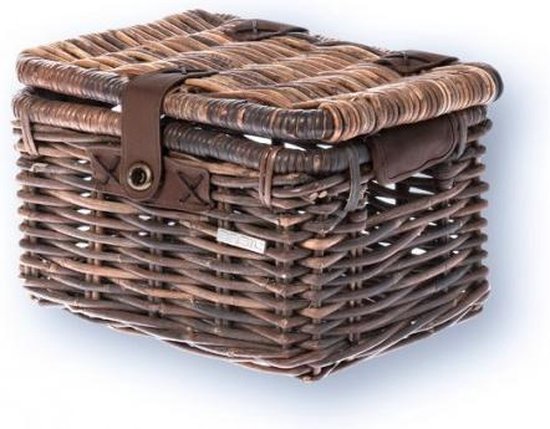 Basil Fietsmand Denton Small Rotan 22 Liter - Bruin