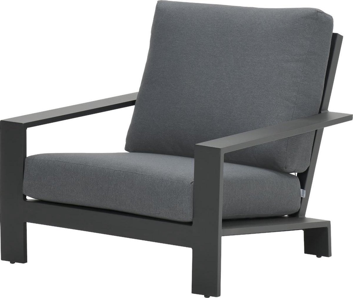 Garden Impressions Loungestoel Lincoln Carbon Black-mystic Grey - Zwart