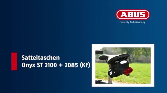 Abus Zadeltas Onyx St2200kf 0,4 Liter - Zwart