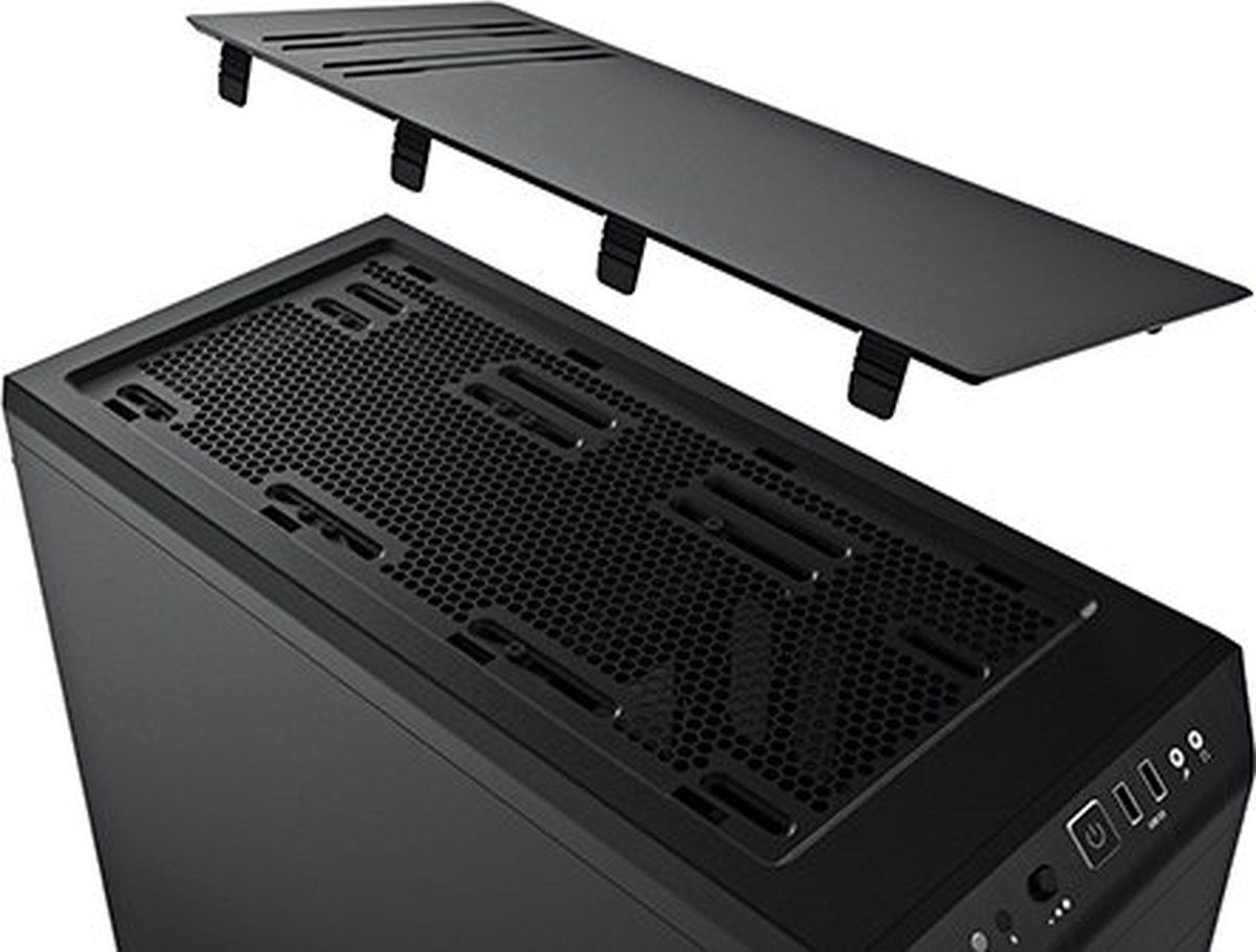 be quiet! Pure Base 600 -, Zilver - Zwart