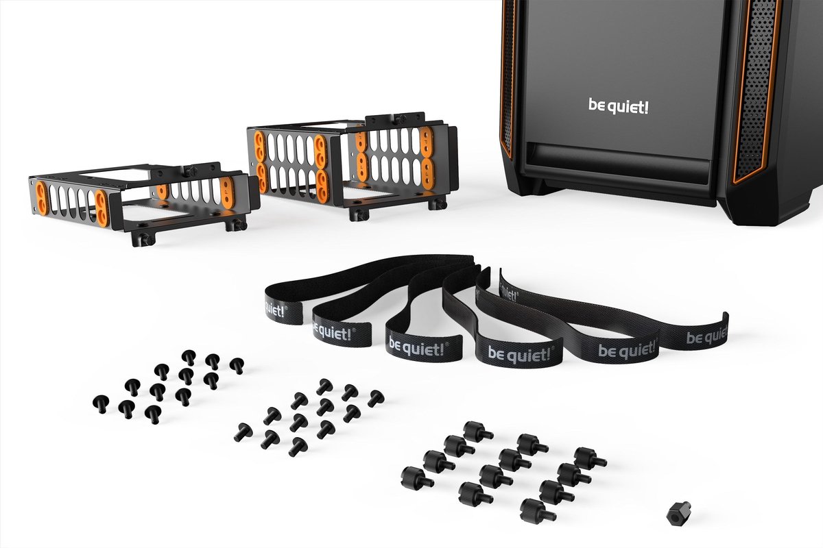 be quiet! Silent Base 601 - Window -, Oranje - Zwart