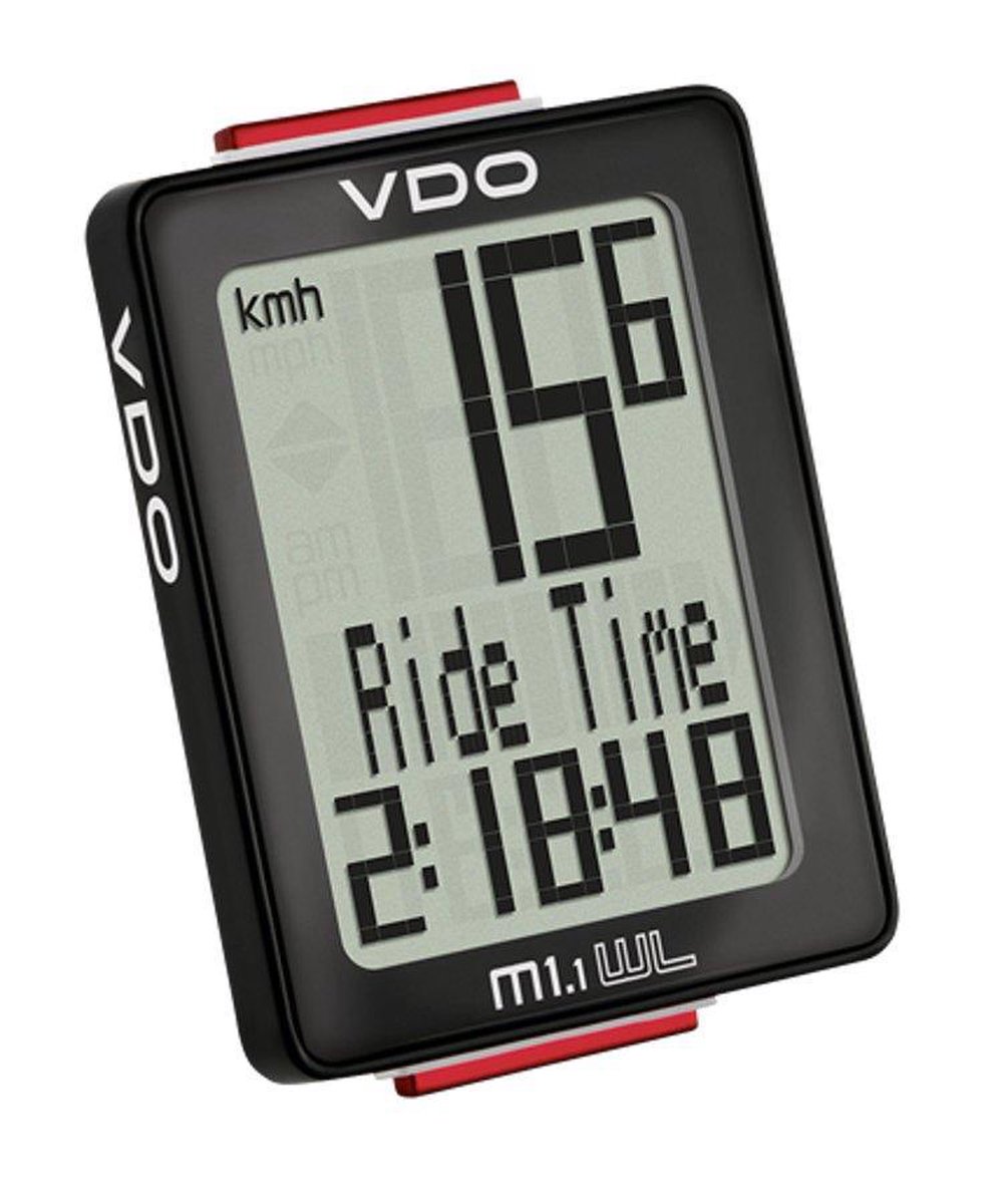VDO Fietscomputer M1.1 Wr - Zwart