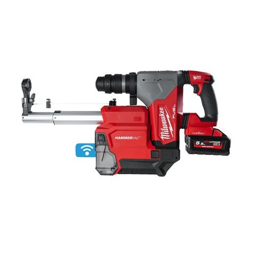 Milwaukee M18 ONEFHX DEL-552C | ONE-KEY™ | SDS-plus | Accu-Boorhamer | 26 mm | met stofafzuiging