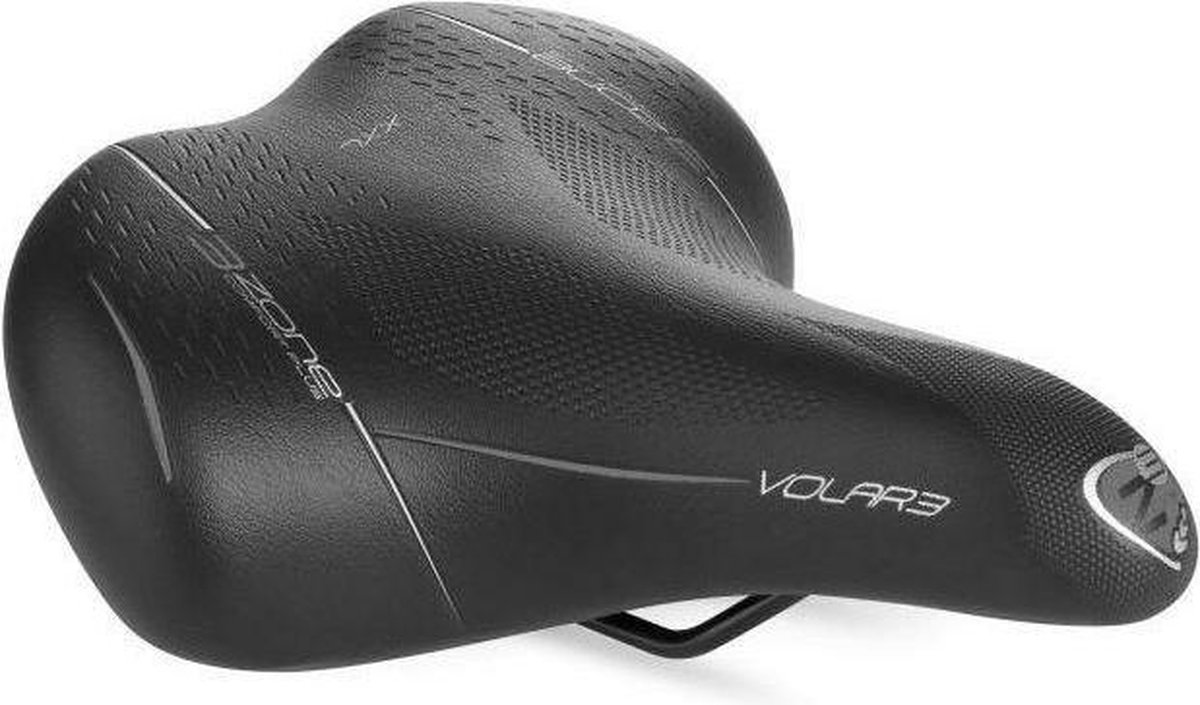 Selle Bassano Zadel Bigcity Volare 3 Zone Comfort Plus - Zwart