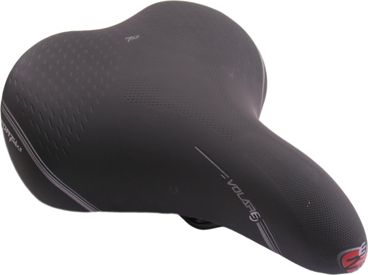 Selle Bassano Zadel Bigcity Volare 3 Zone Comfort Plus - Zwart
