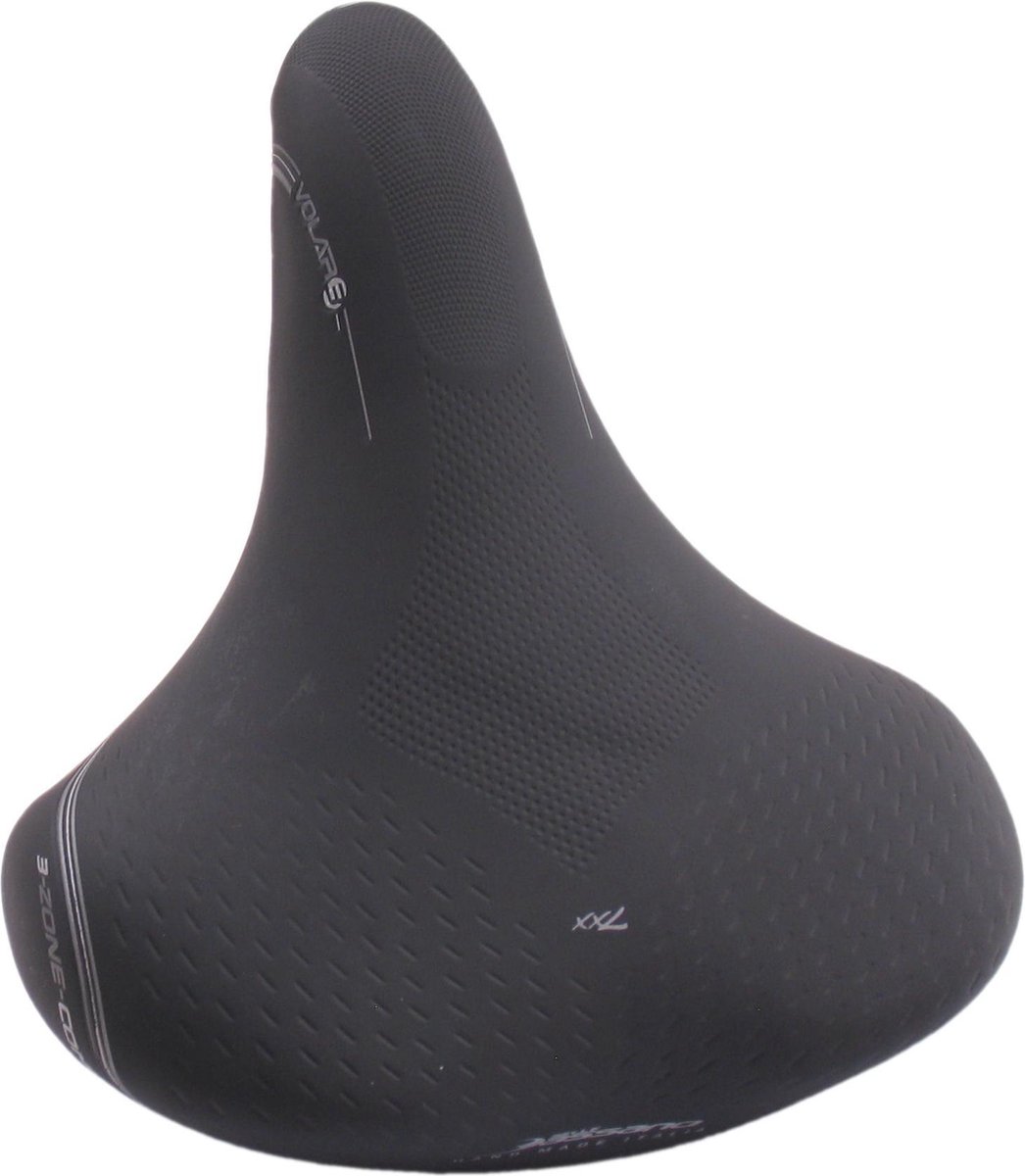 Selle Bassano Zadel Bigcity Volare 3 Zone Comfort Plus - Zwart