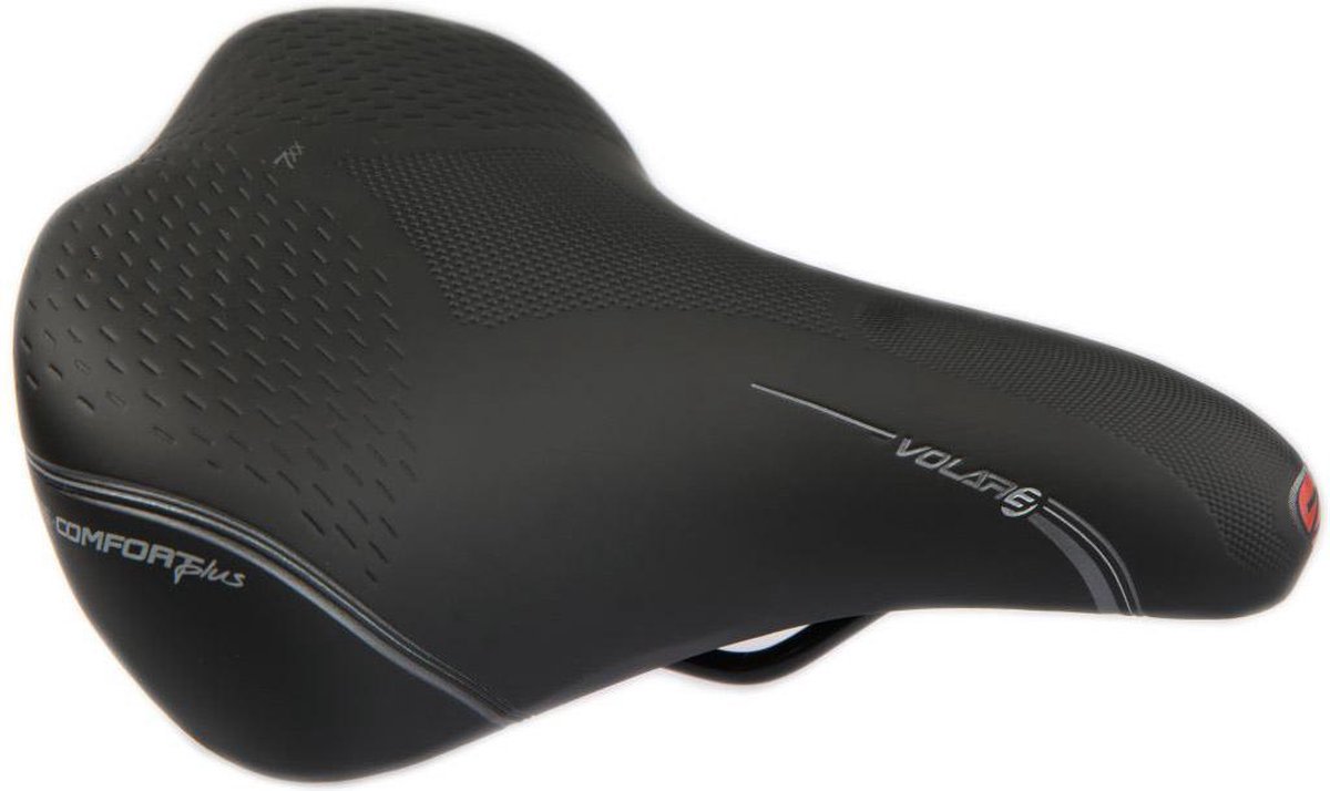 Selle Bassano Zadel Bigcity Volare 3 Zone Comfort Plus - Zwart