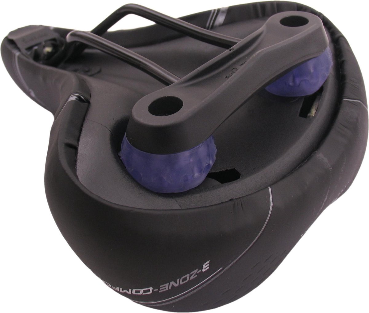 Selle Bassano Zadel Bigcity Volare 3 Zone Comfort Plus - Zwart